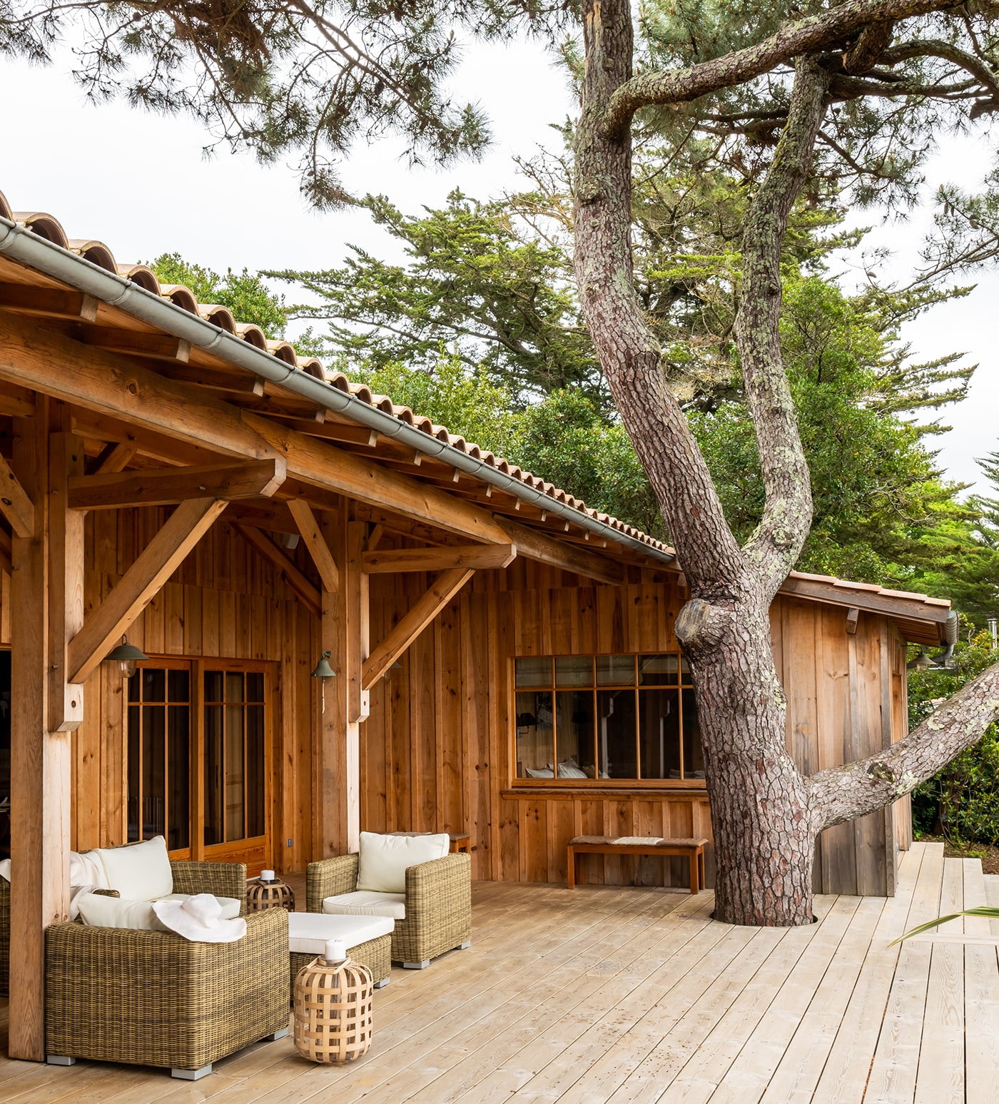 Maison en bois au Cap Ferret