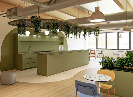 Aménagement des bureaux du camus UNIKALO à Cestas